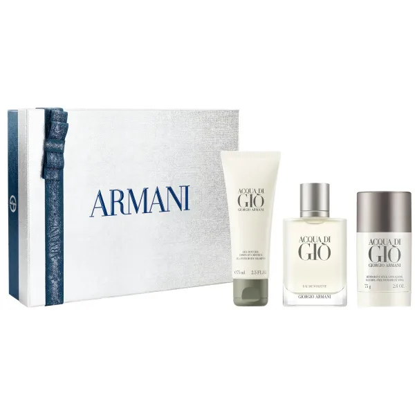 Armani Acqua di Giò Homme dárkový set (toaletní voda 50 ml + sprchový gel 75 ml + deodorant 75 g) 1 ks