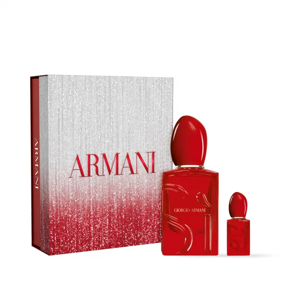 Armani SÌ PASSIONE RED MUSK dárková sada (parfémová voda 50 ml + cestovní balení vůně 7 ml)