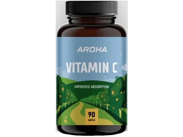 Aroha Vitamin C, 90 kapslí