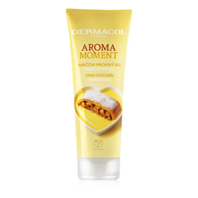 Aroma Moment babiččin sprchový gel   jablečný štrúdl Dermacol - Oficiální e-shop Dermacol