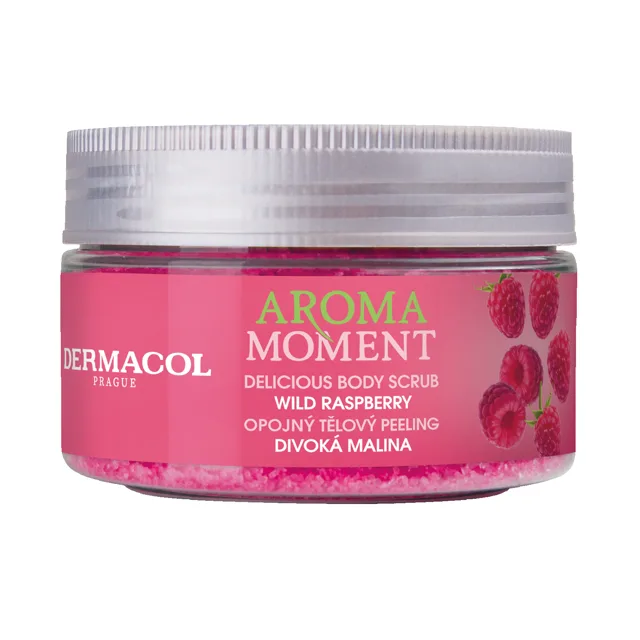 Aroma Moment Opojný tělový peeling   divoká malina Dermacol - Oficiální e-shop Dermacol