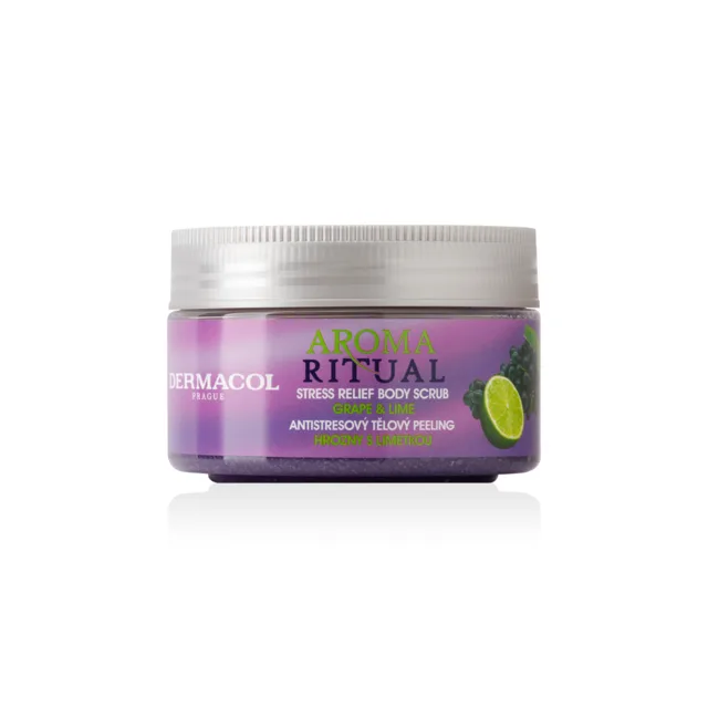 Aroma Ritual    tělový cukrový peeling   hrozny s limetkou Dermacol - Oficiální e-shop Dermacol