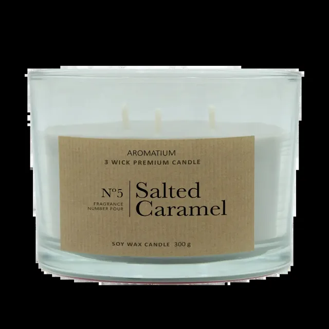 Aromatium Sójová svíčka Salted Caramel