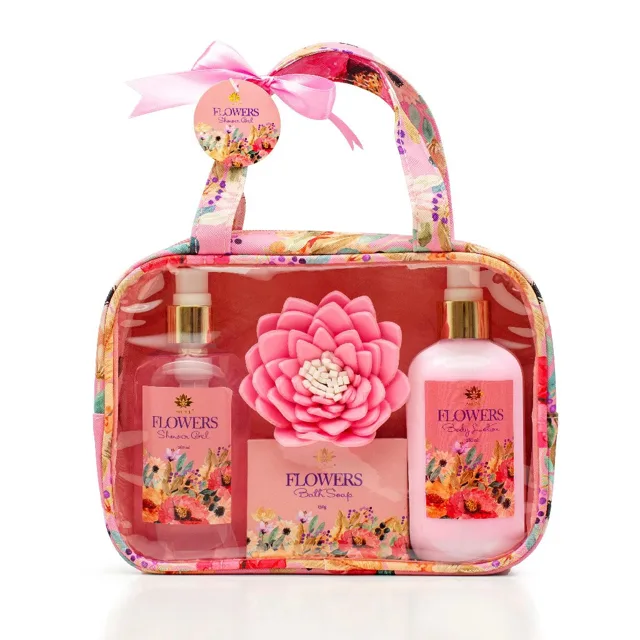ARÔME Kosmetická sada Flowers s taškou