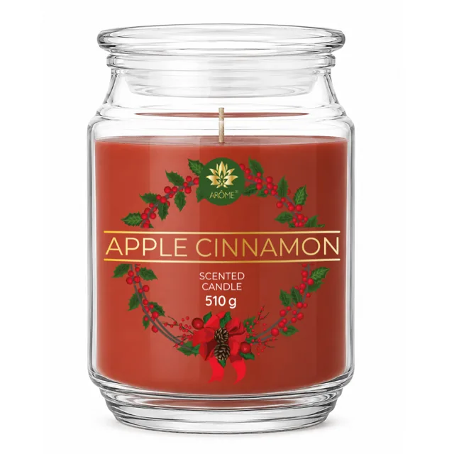 ARÔME Vonná svíčka Apple Cinnamon 510 g