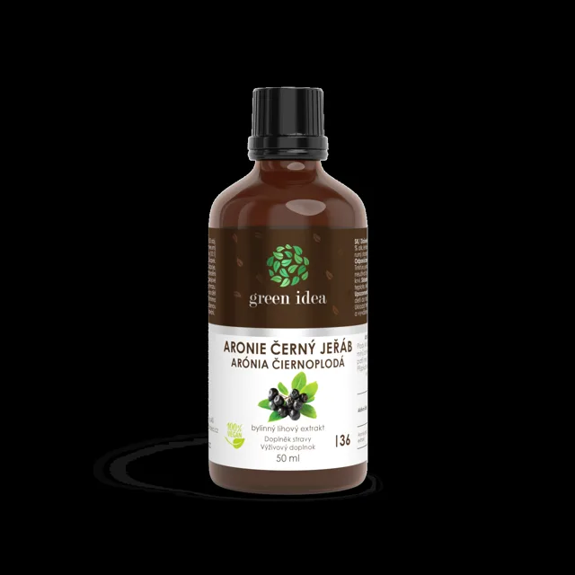 Aronie – černý jeřáb tinktura – kapky 50 ml – Green idea
