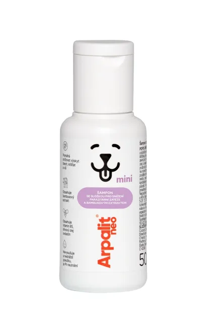 Arpalit Neo Šampon se složkou pro snížení parazitární zátěže a bambusovým extraktem 50 ml