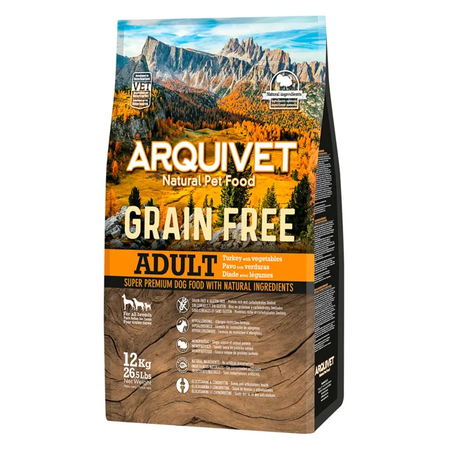 Arquivet Dog Grain Free Turkey - 12 kg