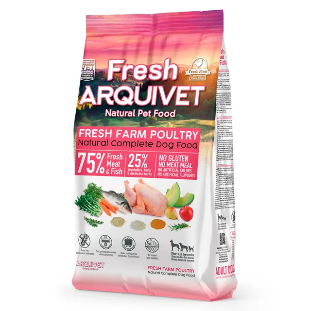 Arquivet Fresh Farm Poultry - výhodné balení: 2 x 2,5 kg