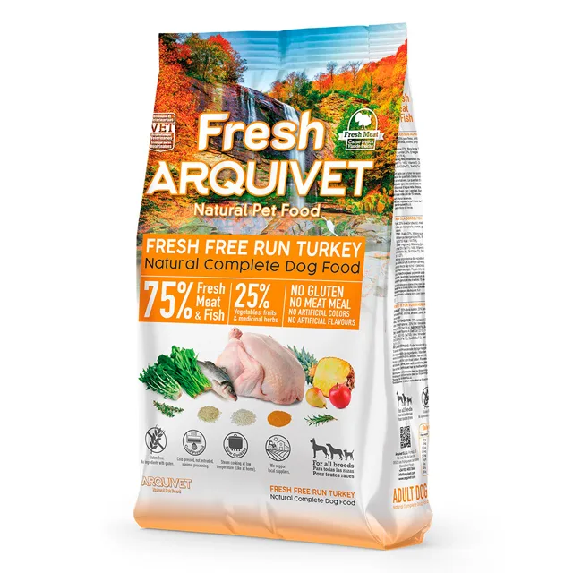 Arquivet Fresh Free Run Turkey - výhodné balení: 2 x 2,5 kg