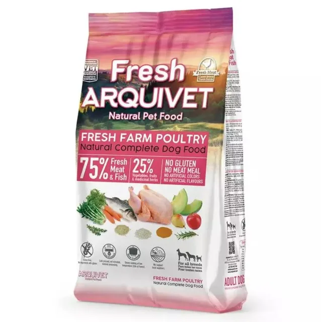 ARQUIVET Fresh Polovlhké krmivo pro psy s kuřecím masem a mořskými rybami 2,5 kg