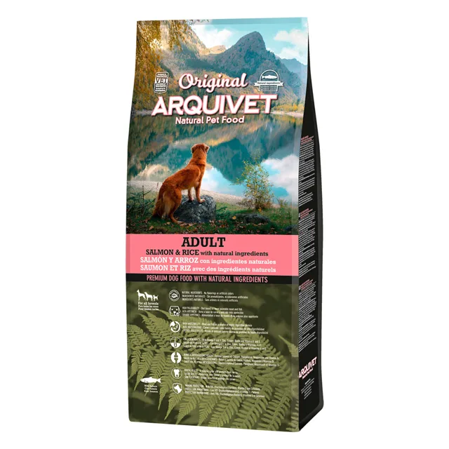 Arquivet Original Dog Adult Salmon & Rice - výhodné balení: 2 × 12 kg