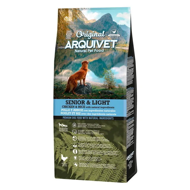 Arquivet Original Dog Senior & Light Chicken - výhodné balení : 2 × 12 kg