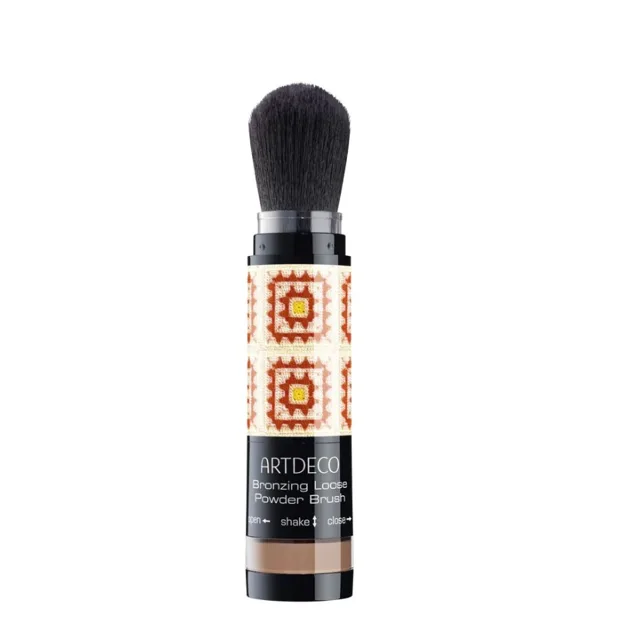 Artdeco Bronzující pudr se štětcem Bronzing Loose Powder Brush 3 g Tropic Summer