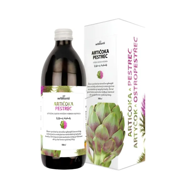 Artyčokovo-ostropestřcová šťáva – 500 ml – Nefdesanté