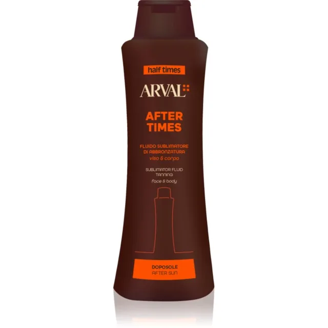 Arval Half Times Sublimator Fluid Tanning fluid po opalování na obličej a tělo 400 ml