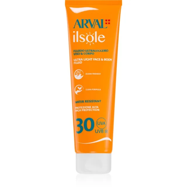 Arval IlSole Ultralight Face & Body Fluid fluid na tělo a obličej SPF 30 150 ml
