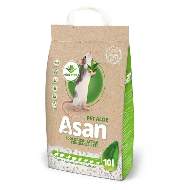 ASAN Pet Aloe podestýlka pro hlodavce a králíčky 10 l