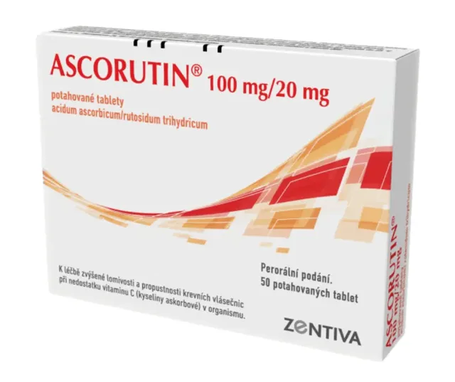 ASCORUTIN POR 100MG/20MG TBL FLM 50(5X10)