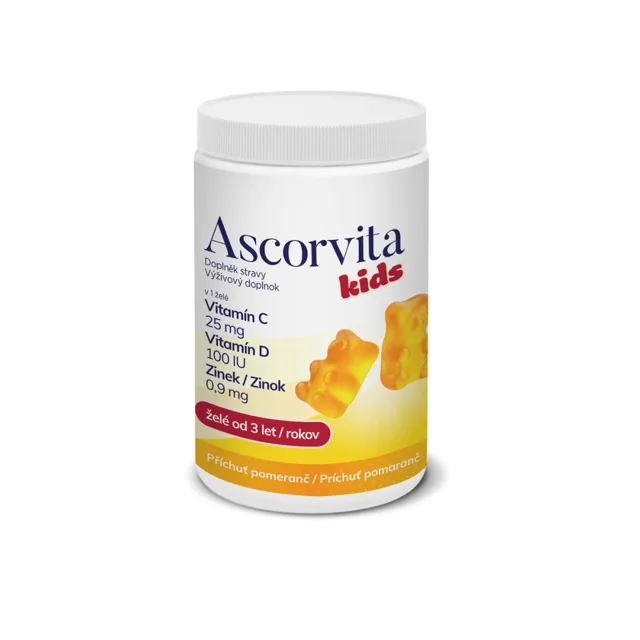 Ascorvita Kids želé medvídci 60 ks