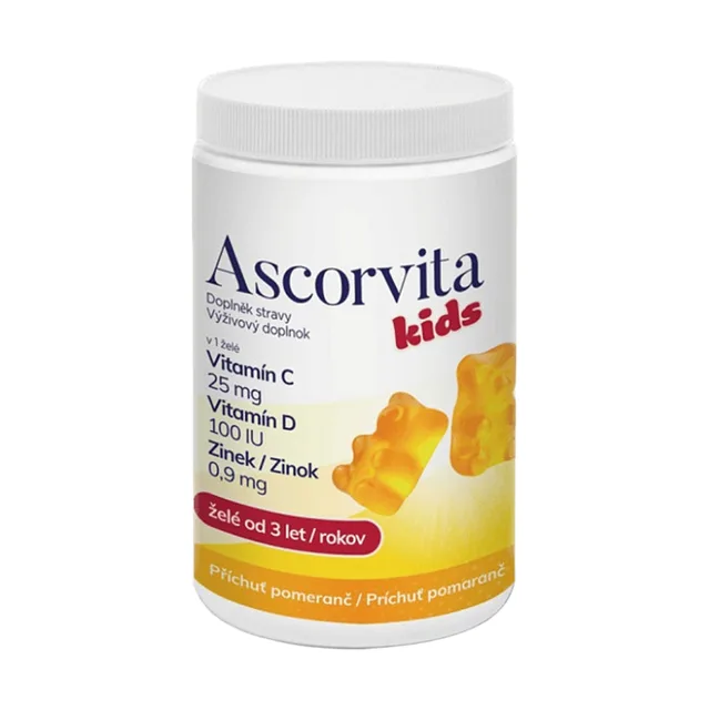 ASCORVITA Kids želé medvídci 60 kusů