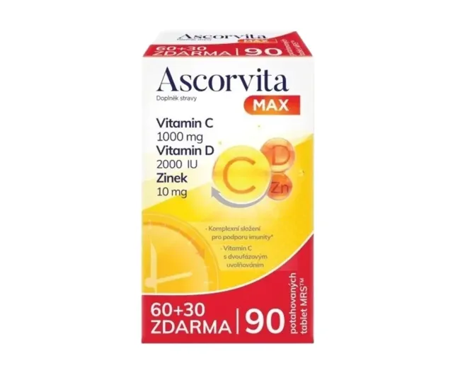 Ascorvita MAX 60+30 tablet