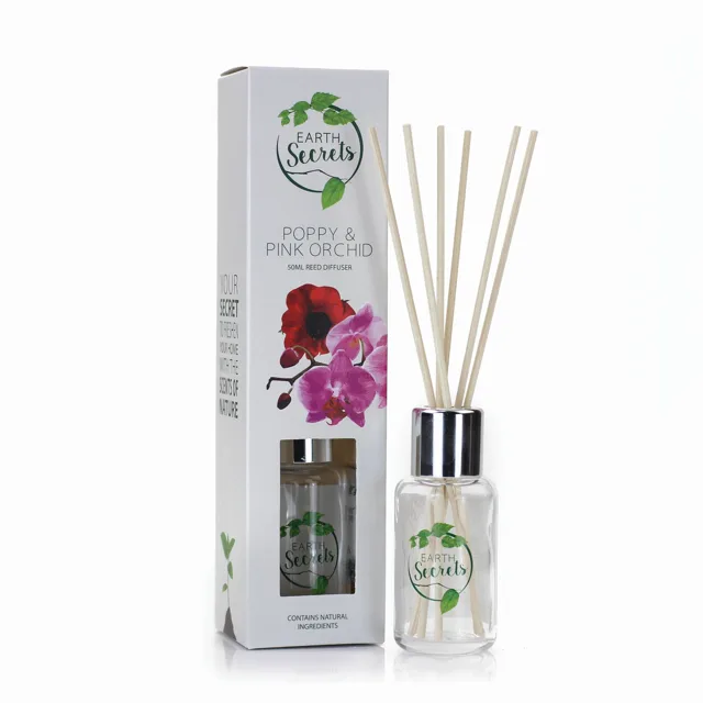 Ashleigh & Burwood London Difuzér EARTH SECRETS - POPPY AND PINK ORCHID 50 ml