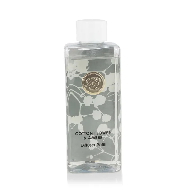 Ashleigh & Burwood London Náhradní náplň do difuzéru LIFE IN BLOOM - COTTON FLOWER & AMBER, 200 ml