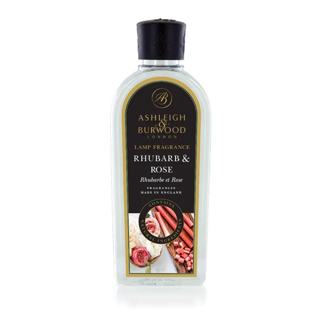 Ashleigh & Burwood London Náplň do katalytické lampy RHUBARB & ROSE, 250 ml