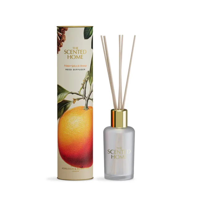 Ashleigh & Burwood London Vánoční difuzér THE SCENTED HOME - WINTER SPICE & ORANGE 150 ml
