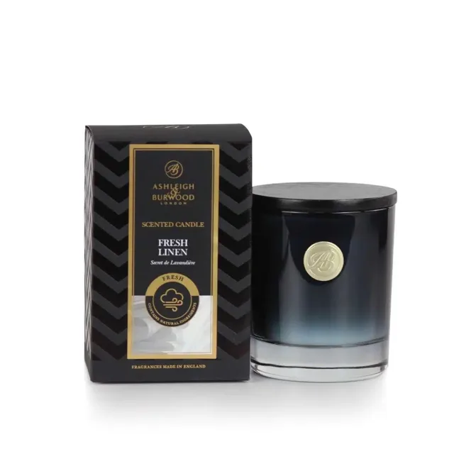Ashleigh & Burwood London Vonná svíčka malá SIGNATURE - FRESH LINEN, 65g