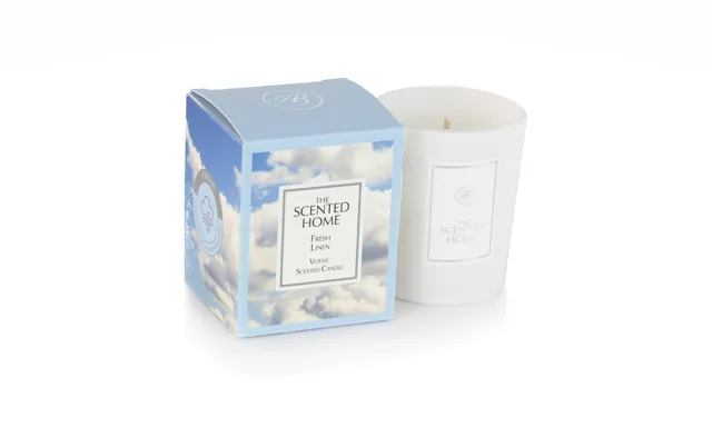 Ashleigh & Burwood London Vonná svíčka THE SCENTED HOME - FRESH LINEN 70g