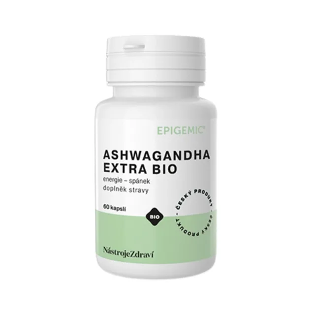 Ashwagandha EXTRA BIO - 60 kapslí - Epigemic®