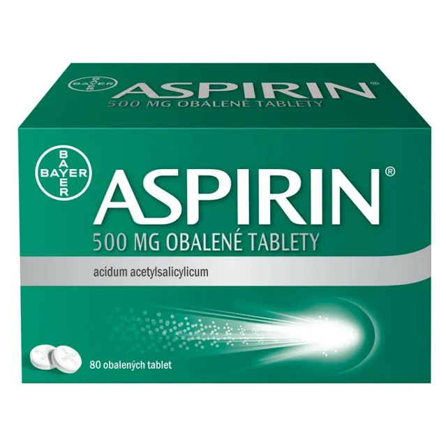 ASPIRIN 500 mg 80 obalených tablet