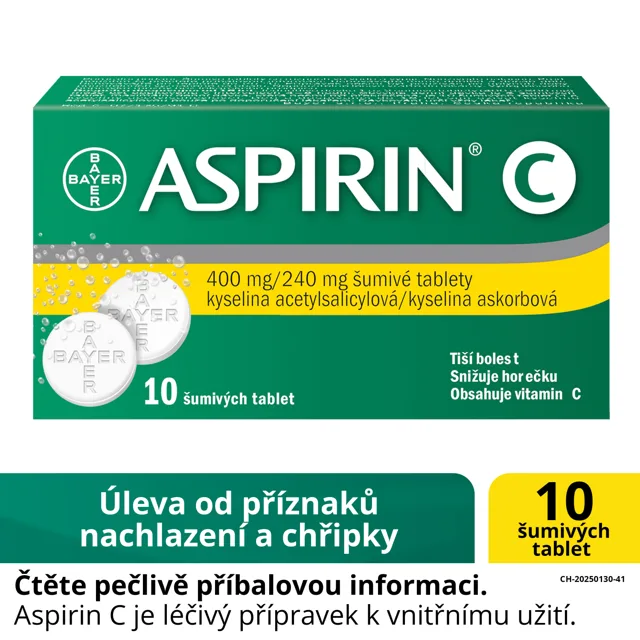 Aspirin C 400mg/240mg 10 šumivých tablet