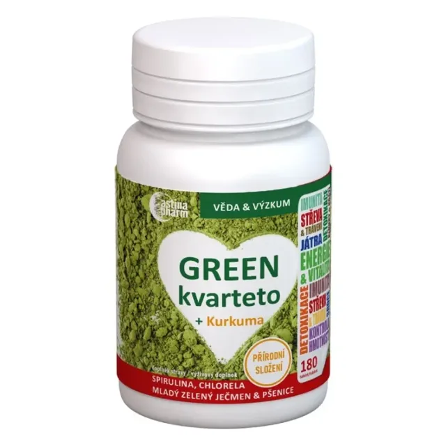 Astina Green kvarteto s kurkumou 180 tablet