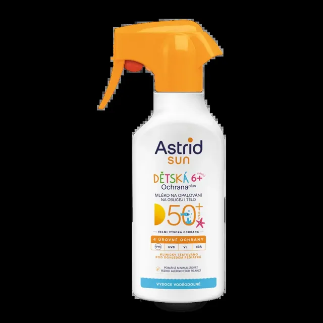 Astrid Dětské mléko na opalování ve spreji SPF50+ 270 ml