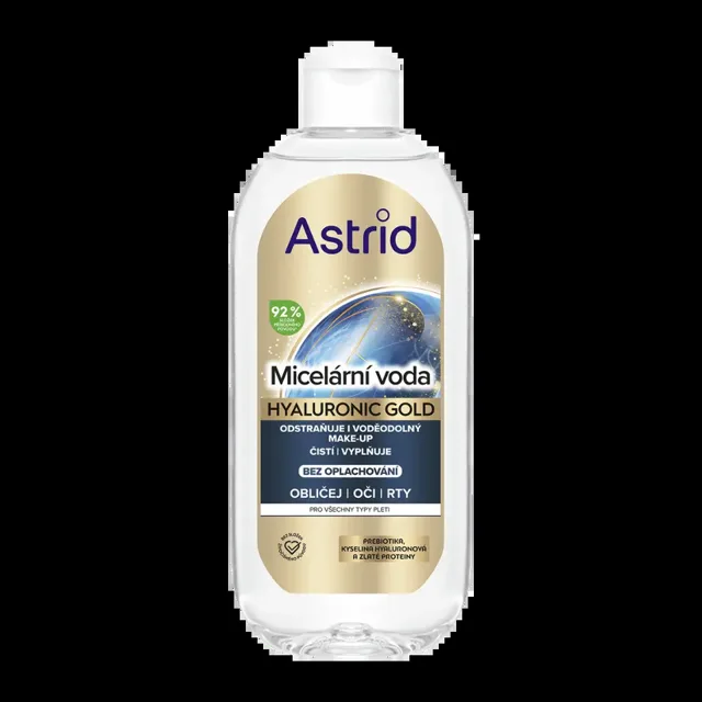 Astrid Micelární voda se zlatými proteiny Hyaluronic Gold 400 ml