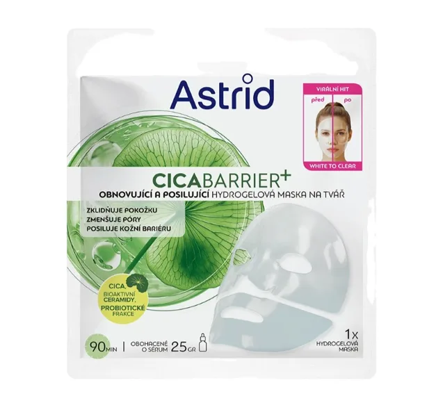 Astrid Obnovující a posilující hydrogelová maska Cicabarrier+ Mask 1 ks