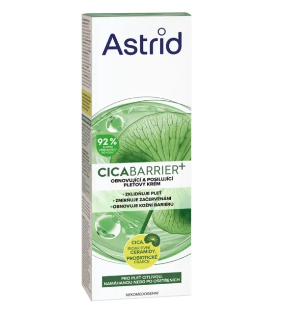 Astrid Obnovující a posilující pleťový krém Cicabarrier+ 50 ml