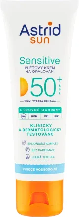 Astrid Pleťový krém na opalování Sensitive SPF 50+ 50 ml
