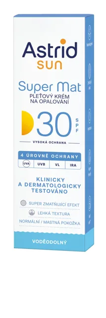 Astrid Pleťový krém na opalování SPF 30 Super Mat 50 ml