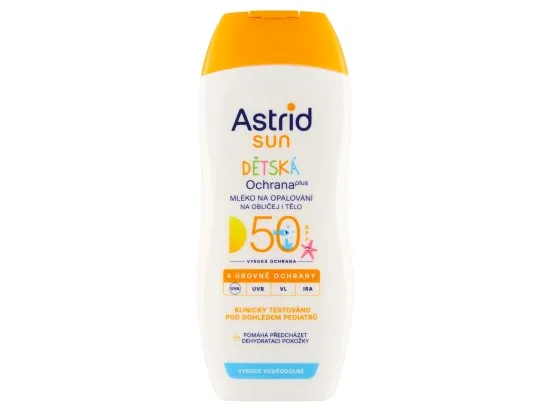 Astrid Sun dětské mléko na opalování SPF 50 200 ml