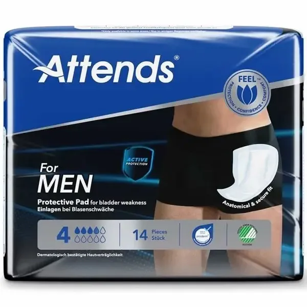 Attends For Men Vložky absorpční 4 14 ks