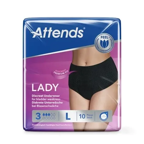Attends Lady Pull-Ons Discreet L 10 ks