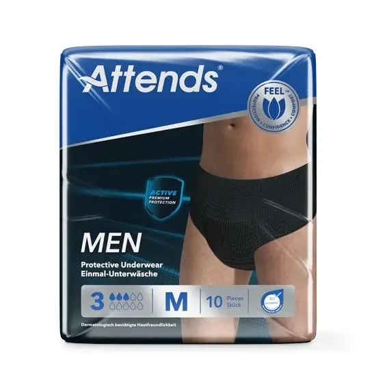 Attends Men 3 Medium navlékací kalhotky 10 ks
