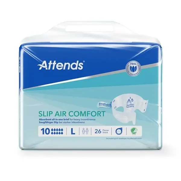 Attends Slip Air Comfort 10 L Kalhotky absorpční plenkové 26 ks