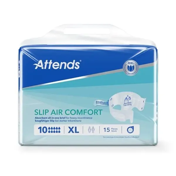 Attends Slip Air Comfort 10 XL Kalhotky absorpční plenkové 15 ks