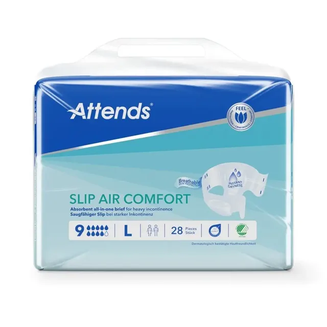 Attends Slip Air Comfort 9 L 28 ks