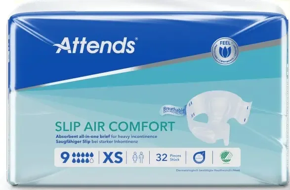 Attends Slip Air Comfort 9 XS 32 ks
